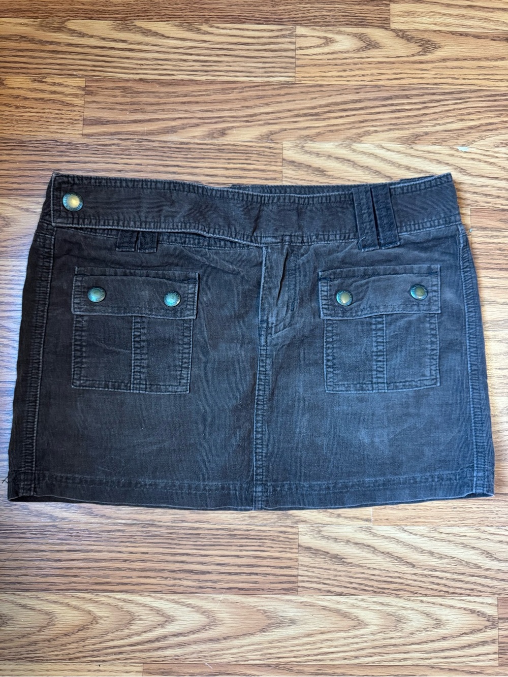 Y2K Brown Corduroy Abercrombie and Fitch Skirt